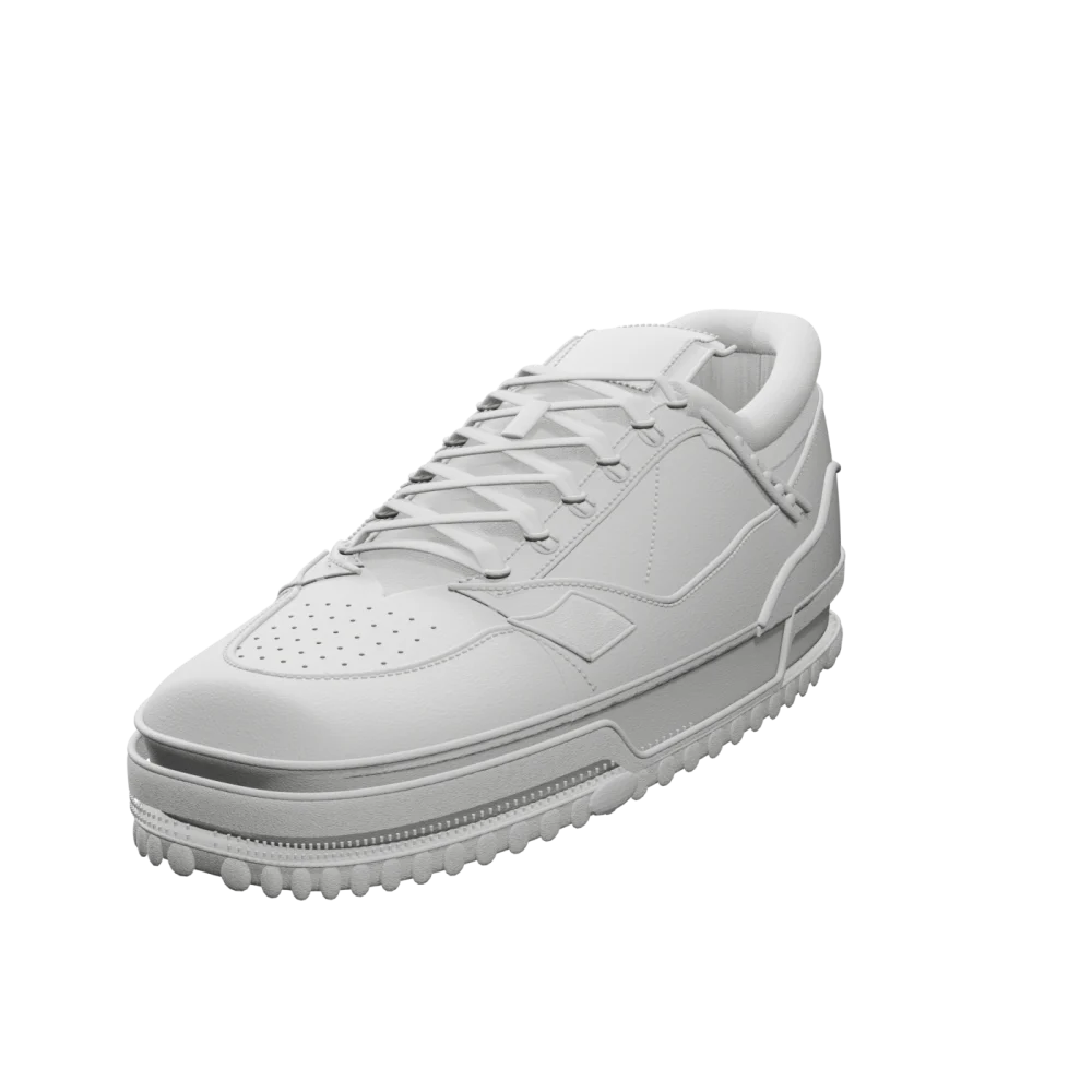 NL-Court Low custom sneaker, three-quarter view